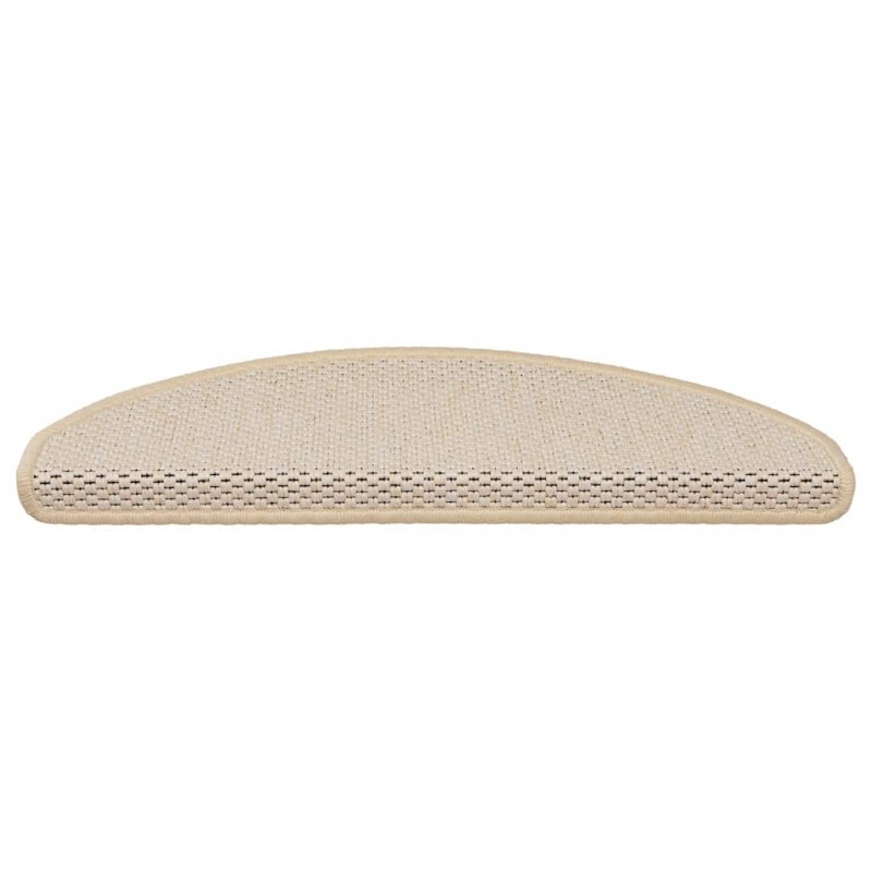 Maty na schody samoprzylepne sizal-look 30 szt. 65x21x4 cm