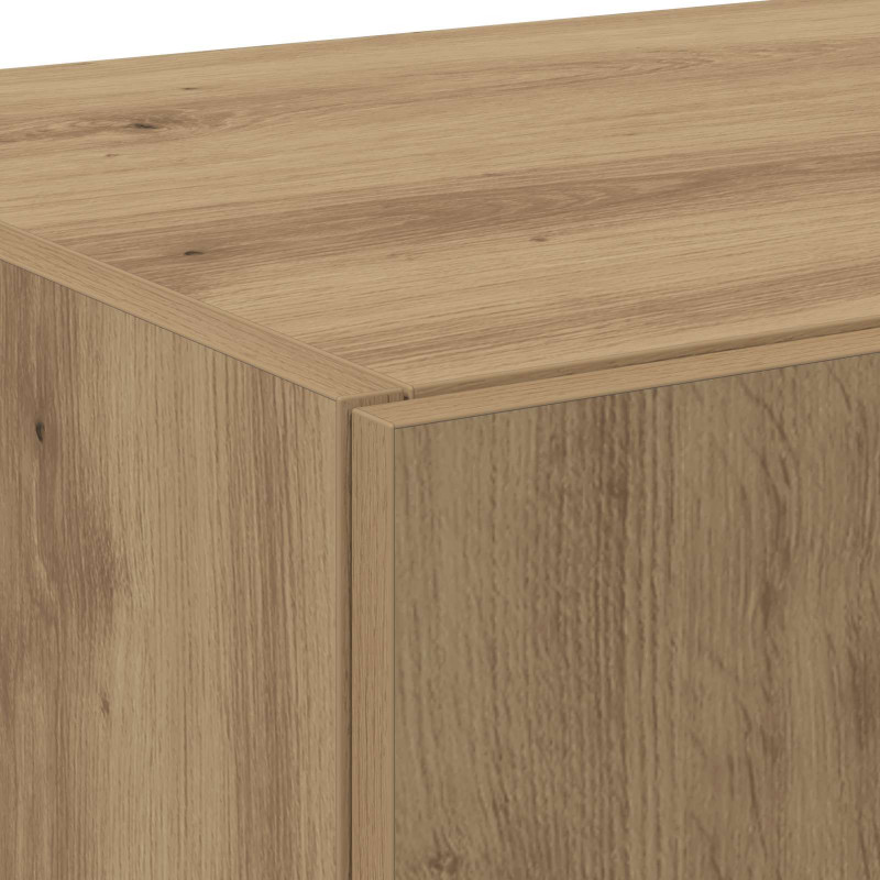 Highboard dąb artisan 70 x 42.5 x 185 cm