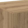 Highboard dąb artisan 70 x 42.5 x 185 cm