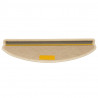 Maty na schody samoprzylepne sizal-look 30 szt. 65x21x4 cm
