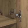 Highboard dąb artisan 70 x 42.5 x 185 cm