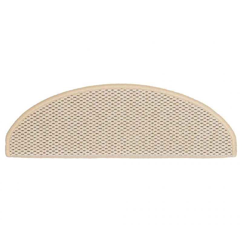 Maty na schody samoprzylepne sizal-look 30 szt. 65x21x4 cm