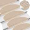 Maty na schody samoprzylepne sizal-look 30 szt. 65x21x4 cm