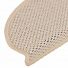 Maty na schody samoprzylepne sizal-look 30 szt. 65x21x4 cm