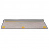 Maty na schody samoprzylepne sizal-look 30 szt. 65x21x4 cm