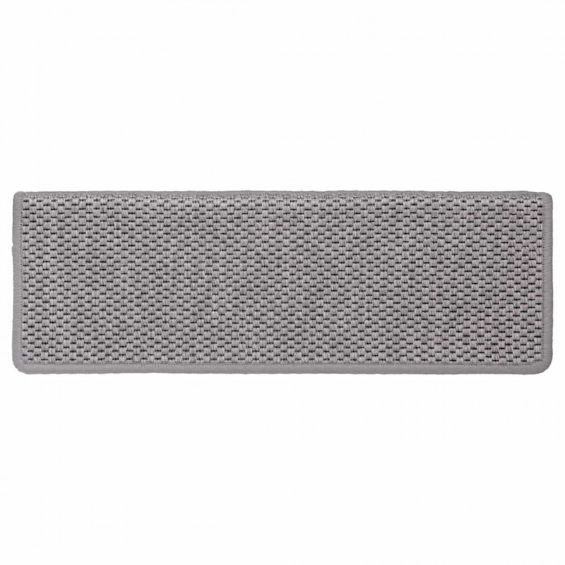 Maty na schody samoprzylepne sizal-look 30 szt. 65x21x4 cm