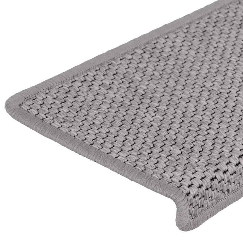 Maty na schody samoprzylepne sizal-look 30 szt. 65x21x4 cm