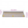 Maty na schody samoprzylepne sizal-look 30 szt. 65x21x4 cm