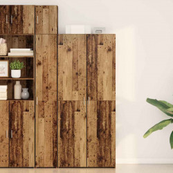 Highboard 2 pcs Stare drewno 80 x 42 x 185 cm