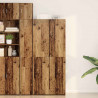 Highboard 2 pcs Stare drewno 80 x 42 x 185 cm
