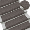 Maty na schody samoprzylepne Sisal-Look 30 szt. 65x21x4 cm