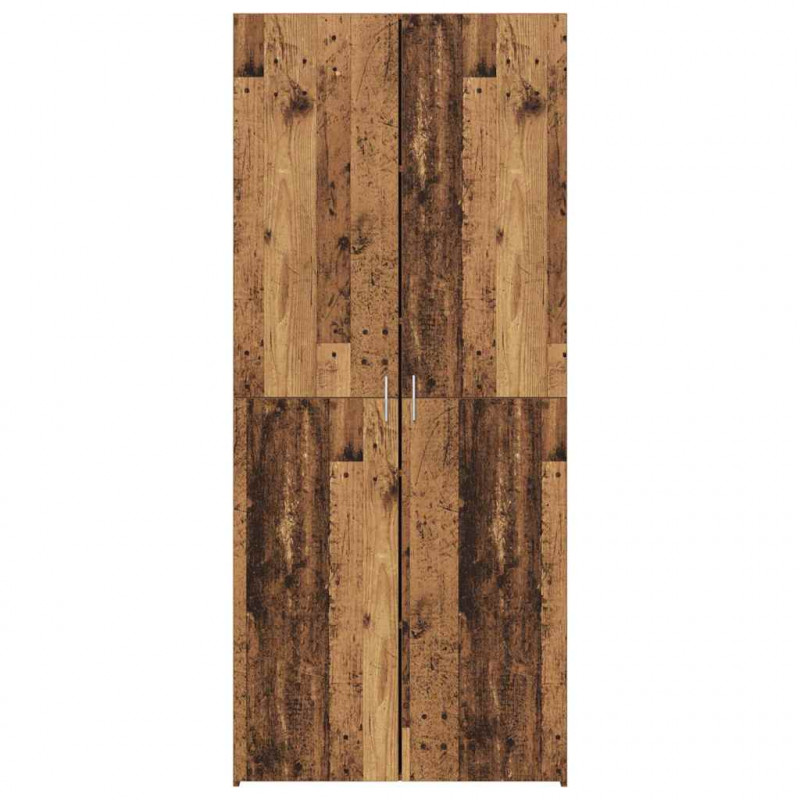 Highboard 2 pcs Stare drewno 80 x 42 x 185 cm