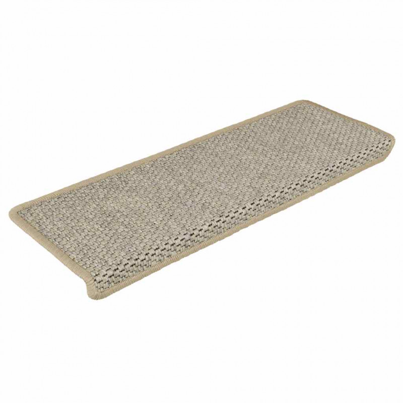 Maty na schody samoprzylepne sizal-look 30 szt. 65x21x4 cm