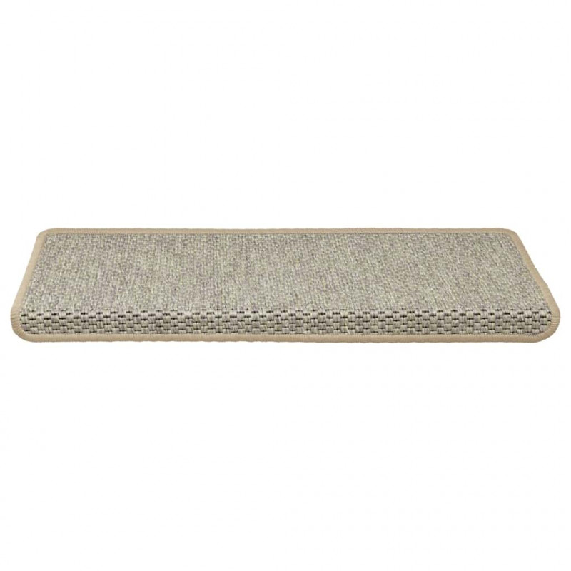 Maty na schody samoprzylepne sizal-look 30 szt. 65x21x4 cm