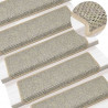 Maty na schody samoprzylepne sizal-look 30 szt. 65x21x4 cm