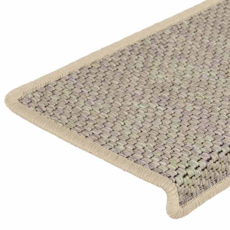 Maty na schody samoprzylepne sizal-look 30 szt. 65x21x4 cm