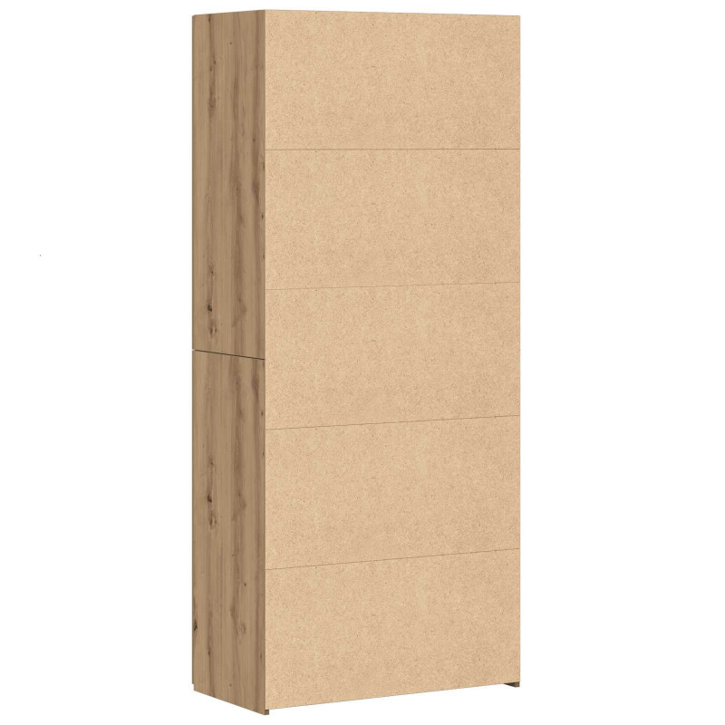 Highboard 2 pcs Dąb rzemieślniczy 80 x 42 x 185 cm
