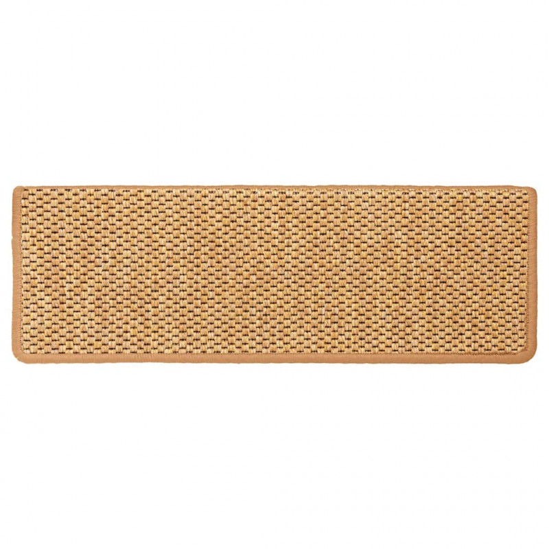Maty na schody samoprzylepne sizal-look 30 szt. 65x21x4 cm