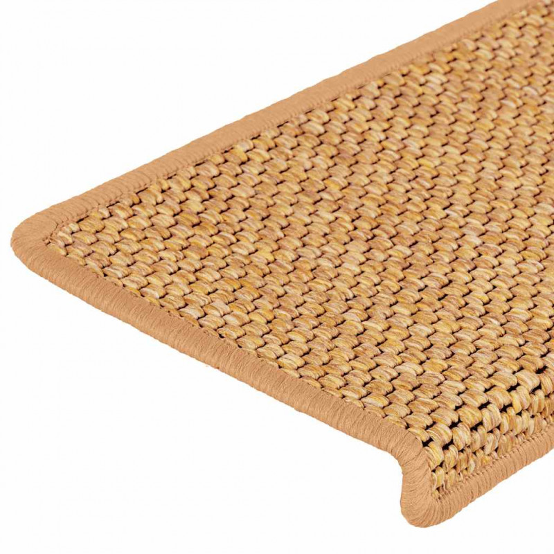 Maty na schody samoprzylepne sizal-look 30 szt. 65x21x4 cm