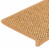 Maty na schody samoprzylepne sizal-look 30 szt. 65x21x4 cm