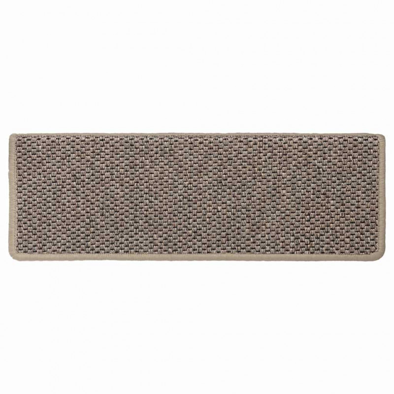Maty na schody samoprzylepne sizal-look 30 szt. 65x21x4 cm