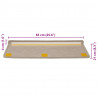 Maty na schody samoprzylepne sizal-look 30 szt. 65x21x4 cm