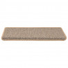 Maty na schody samoprzylepne sizal-look 30 szt. 65x21x4 cm
