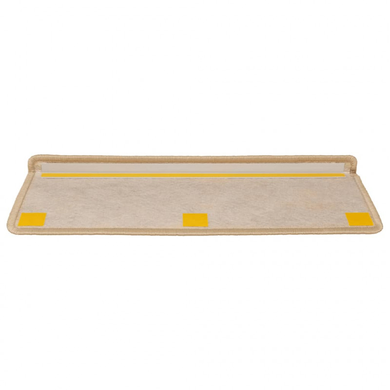 Maty na schody samoprzylepne sizal-look 30 szt. 65x21x4 cm