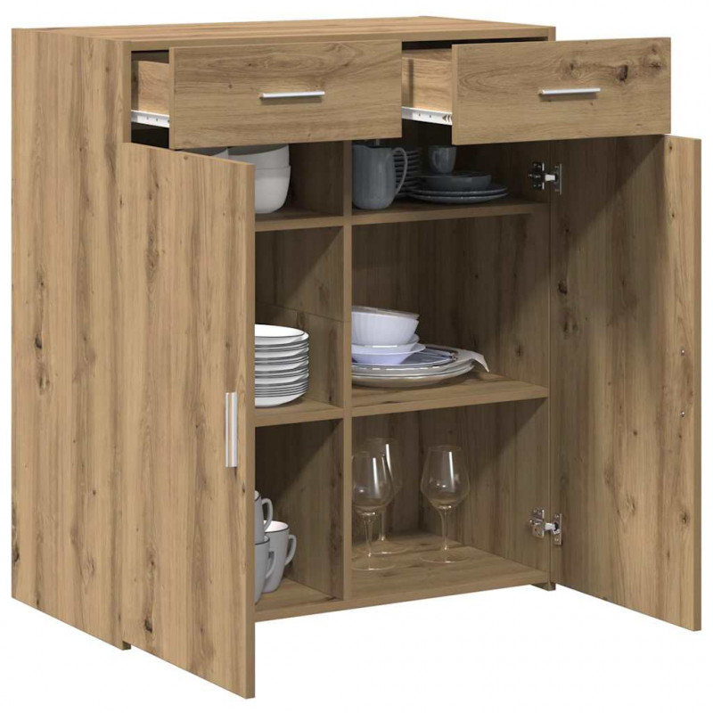 Szafka do przechowywania dąb artisan 80 x 42,5 x 93,5 cm
