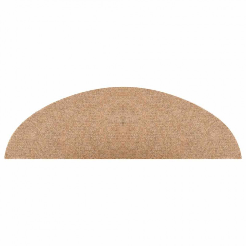 Maty na schody samoprzylepne 20 szt. Beżowe 56x17x3 cm