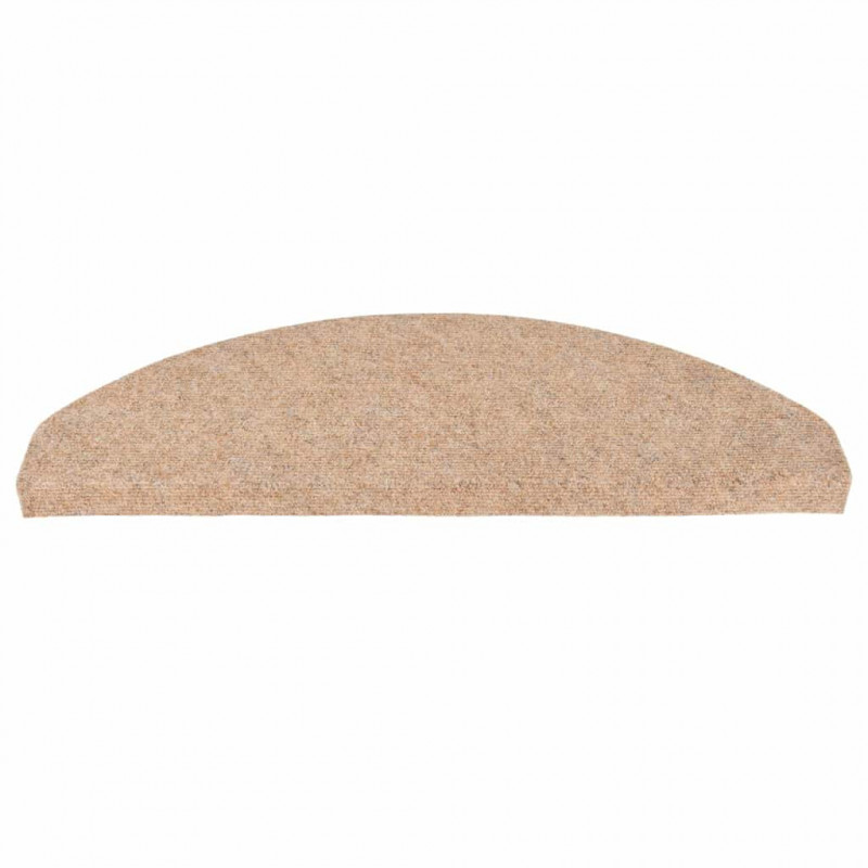 Maty na schody samoprzylepne 20 szt. Beżowe 65x22,5x3,5 cm