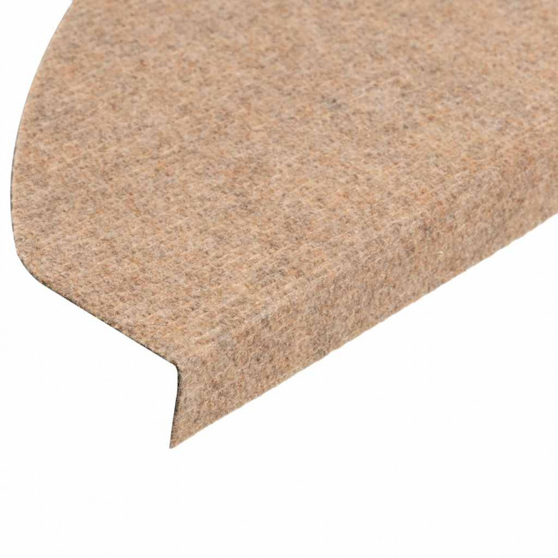 Maty na schody samoprzylepne 20 szt. Beżowe 65x22,5x3,5 cm