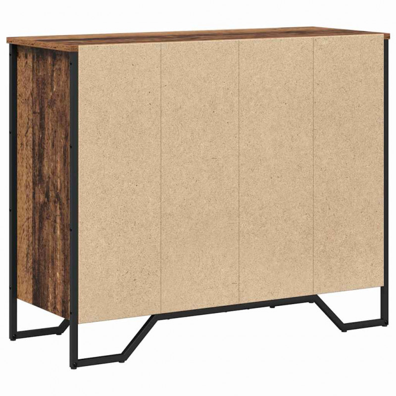 Komoda z szufladami 2 pcs Stare drewno 91 x 35,5 x 74,5 cm