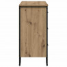 Komoda z szufladami 2 pcs Dąb rzemieślniczy 91 x 35,5 x 74,5 cm