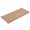 Maty na schody samoprzylepne 30 szt. Beżowe 65x24,5x3,5 cm