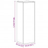 Stojak na rośliny 2 pcs Czarny Dąb 33 x 33 x 100 cm