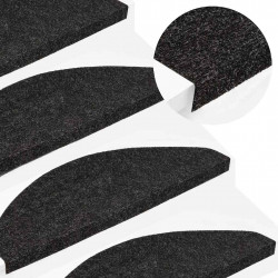 Maty na schody samoprzylepne 20 szt. Antracyt 65x22,5x3,5 cm