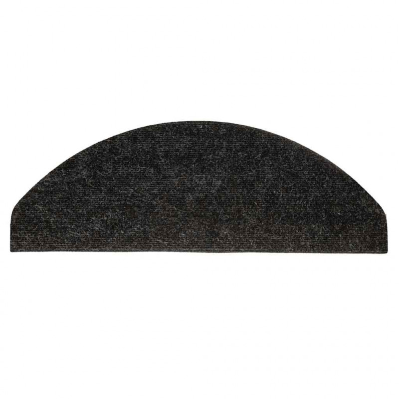 Maty na schody samoprzylepne 30 szt. Antracyt 65x22,5x3,5 cm