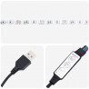 Biurko Czarny dąb 140 x 55 x 91 cm Materiał drewnopochodny