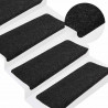 Maty na schody samoprzylepne 30 szt. Antracyt 65x24,5x3,5 cm