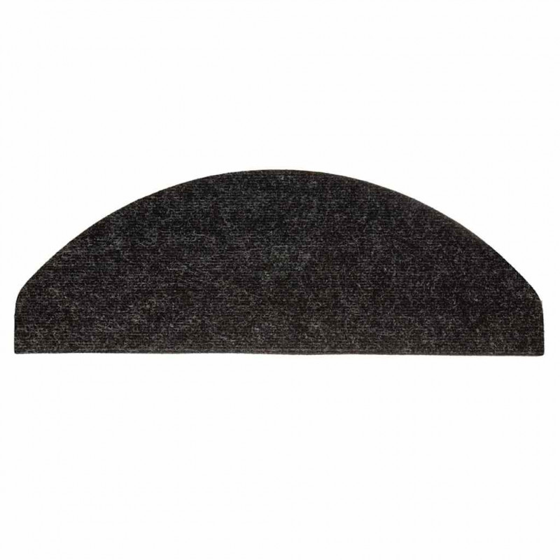 Maty na schody samoprzylepne 30 szt. Czarne 56x17x3 cm
