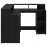 Biurko Czarny Dąb 130 x 130 x 91 cm Materiał drewnopochodny