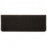 Maty na schody samoprzylepne 30 szt. Czarne 65x24,5x3,5 cm