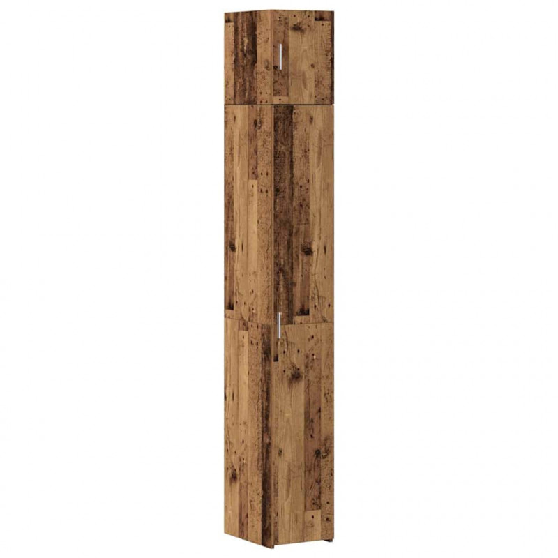 Szafka do przechowywania 3 pcs Stare drewno 30 x 42,5 x 225 cm