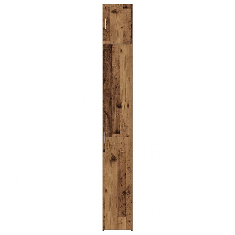 Szafka do przechowywania 3 pcs Stare drewno 30 x 42,5 x 225 cm