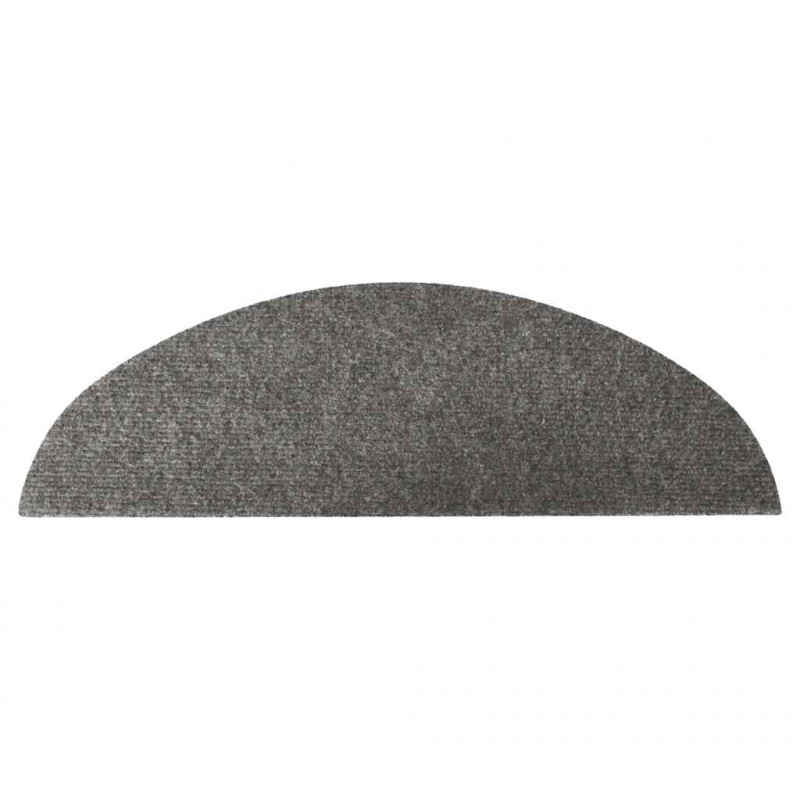 Maty na schody samoprzylepne 30 szt. Szare 56x17x3 cm
