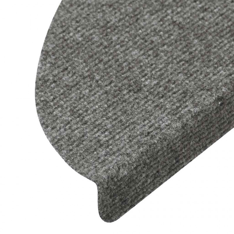 Maty na schody samoprzylepne 30 szt. Szare 56x17x3 cm