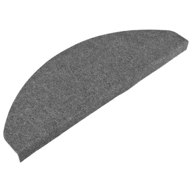 Maty na schody samoprzylepne 20 szt. Szare 65x22,5x3,5 cm