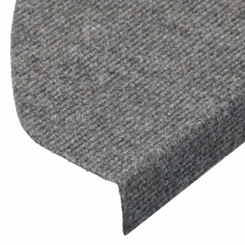 Maty na schody samoprzylepne 20 szt. Szare 65x22,5x3,5 cm