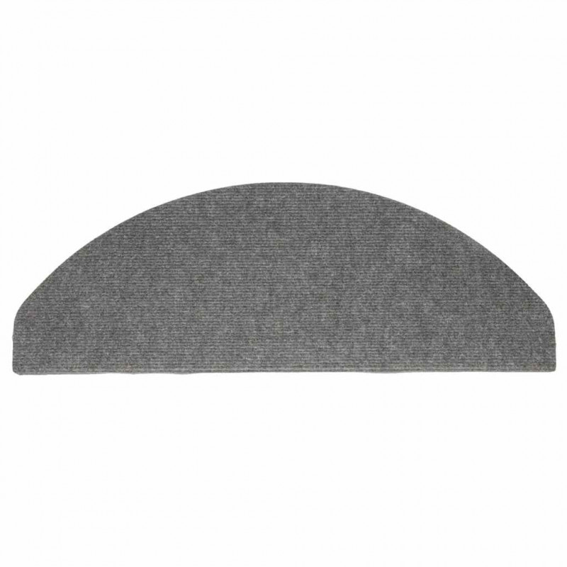 Maty na schody samoprzylepne 30 szt. Szare 65x22,5x3,5 cm
